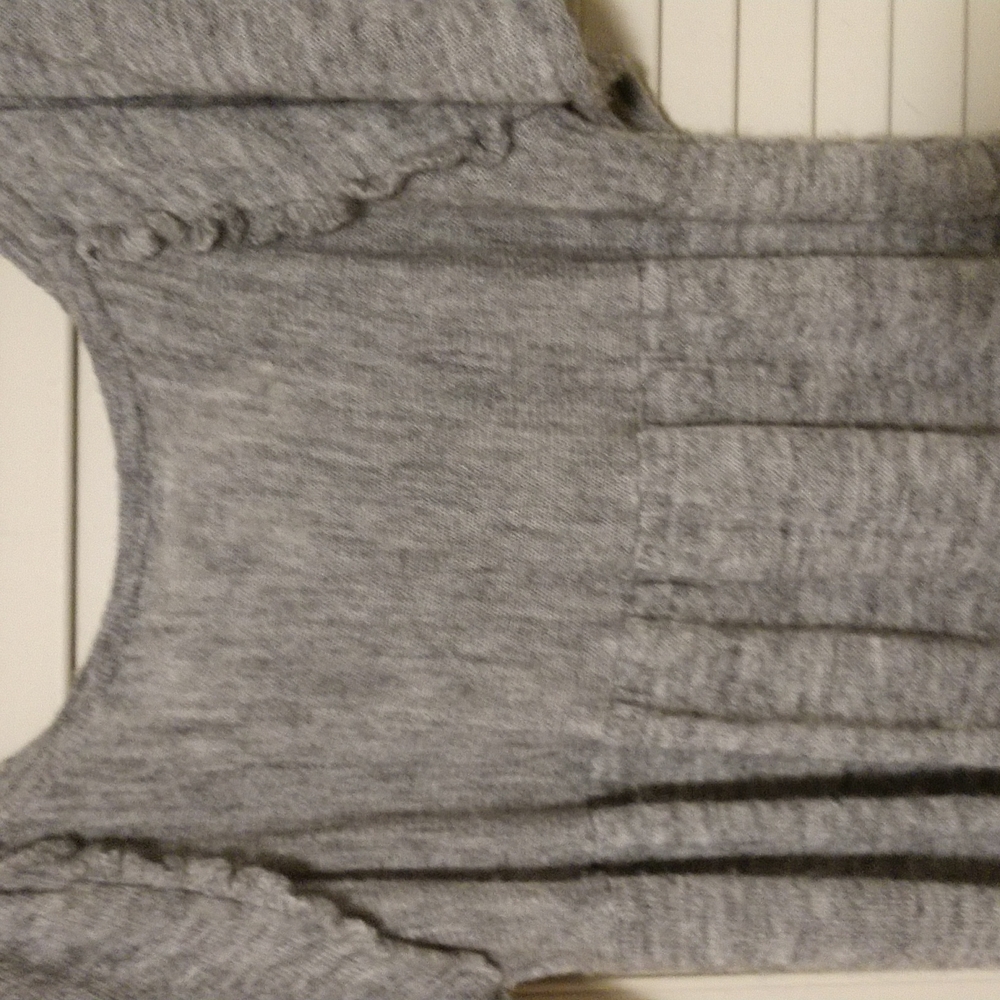 *Host Pick* Moth Anthropologie Soft As Feathers Gray Knit Dress Size Large - Picture 5 of 13